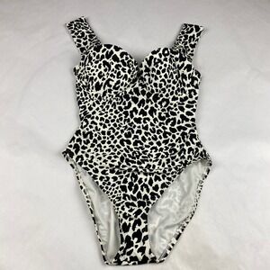 NWT Kate Spade Swimsuit Women's Size M - One Piece Leopard Print